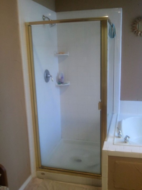 Bathroom Remodeling - Before, During, and After Shower and Tub Replacement in Coppell, TX